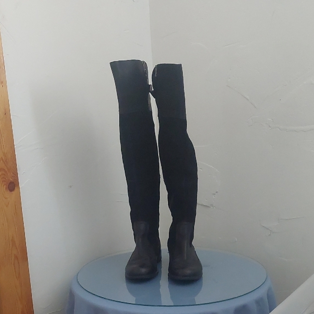 Timberland Black Over-The-Knee Boots